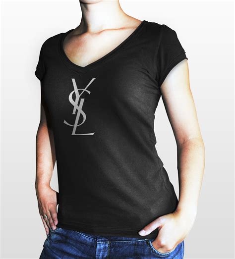 ysl women tshirt|saint laurent t shirt small.